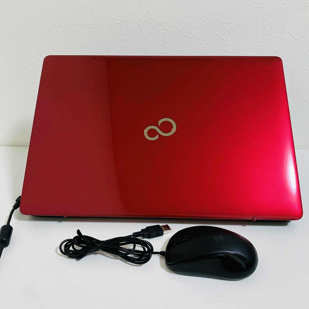 Y992 FujitsuノートパソコンSSD高速 Windows11オフィス付き