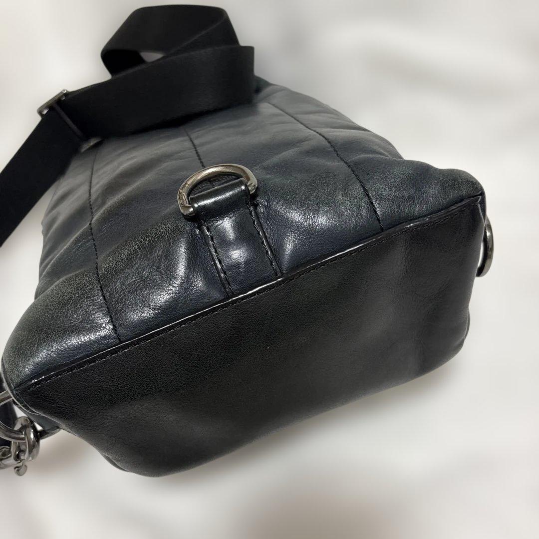 COACH コーチ　ボディバッグ ショルダーバッグ レザー　斜め掛け　メンズ