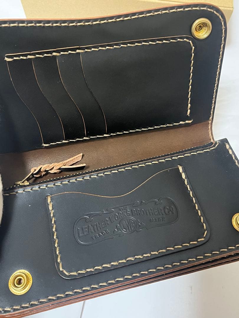 小物 LEATHER WORKS BROTHER TRUCKER WALLET02