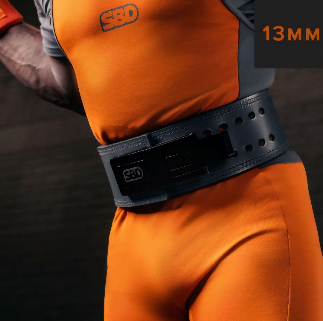 SBD Forge パワーリフティングベルト13mmグレーサイズM