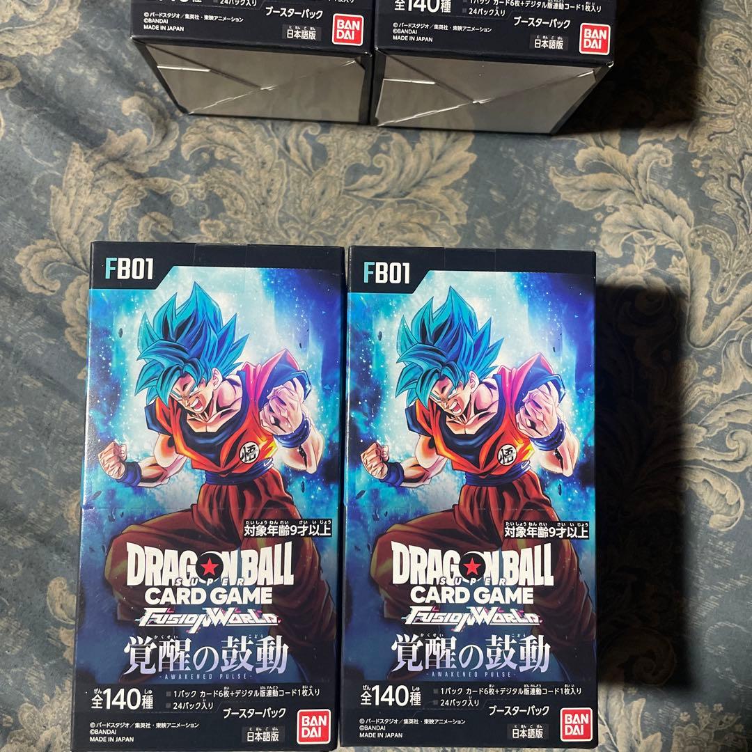 覚醒の鼓動　4box 新品未開封　テープ付き