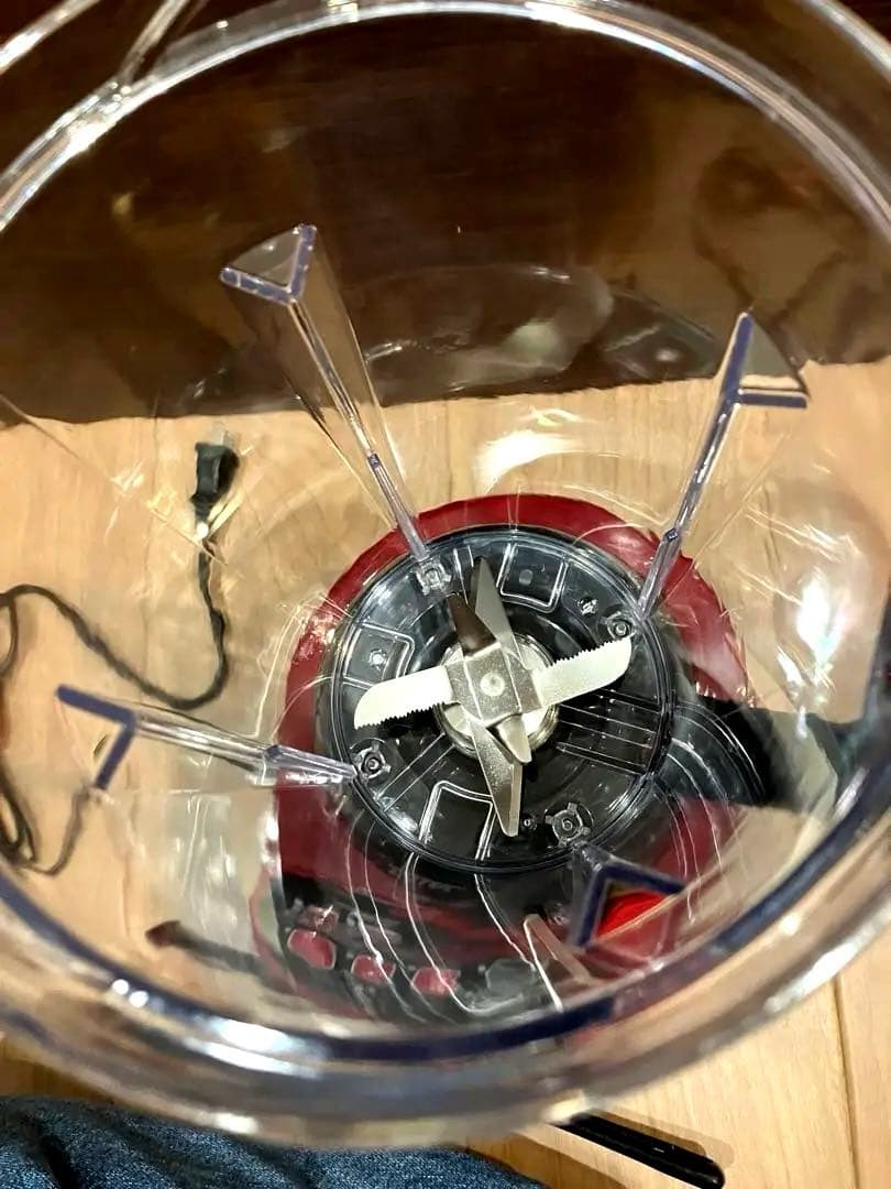 TWINBIRD 赤 ミキサー 取扱説明書付き