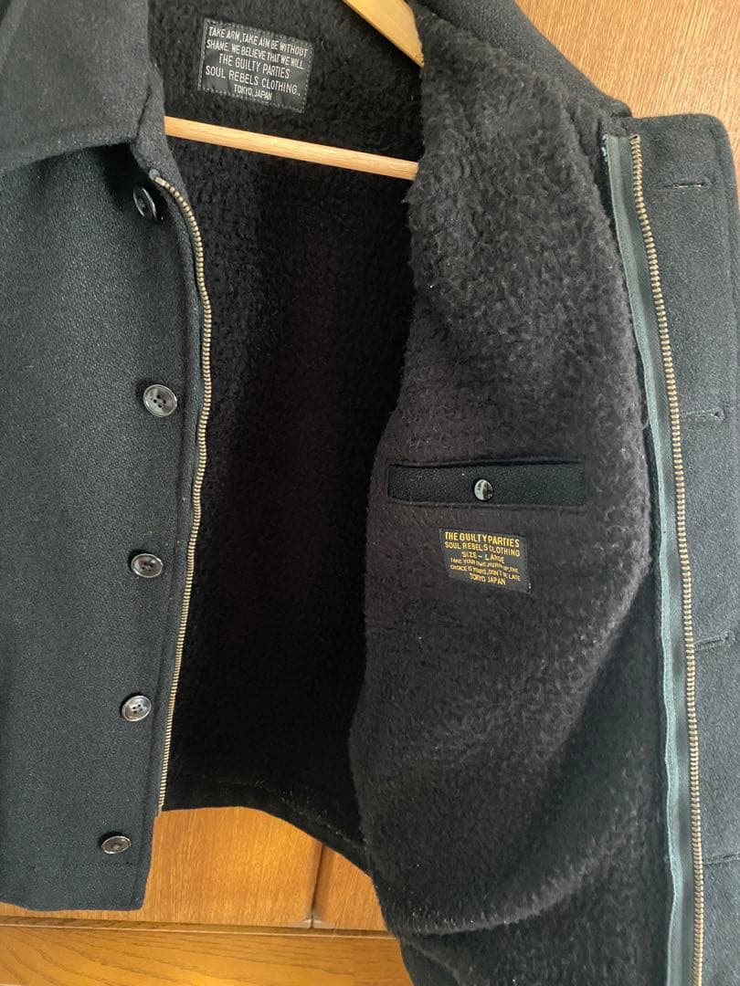 ジャケット・アウター WACKO MARIA melton jacket L