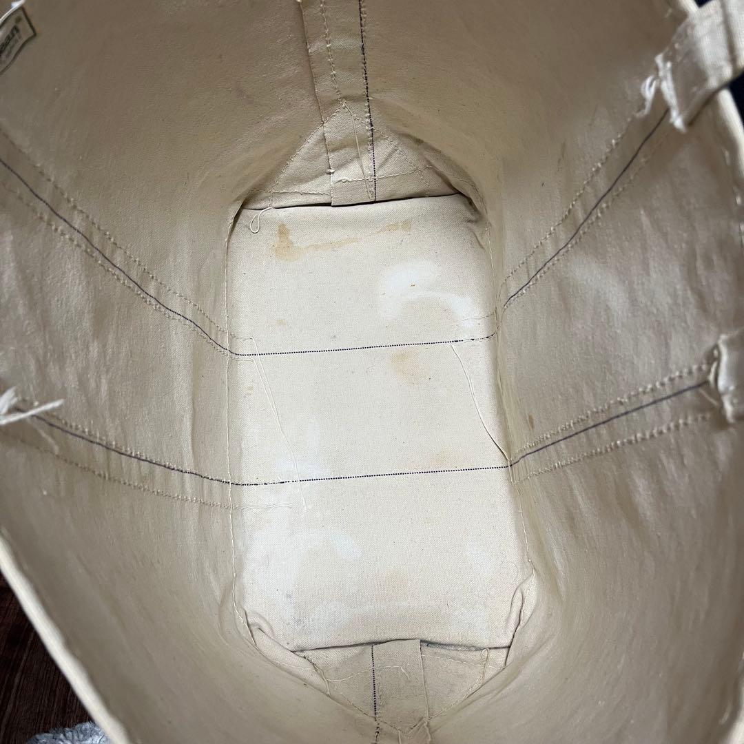 【70's 2色サイドタグ耳付き】LL Bean トート グリーン L