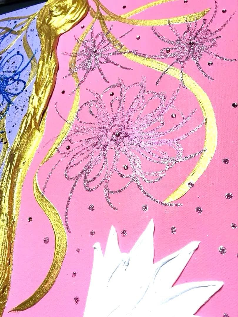 開運絵画　オリジナル　金の成る木　龍樹