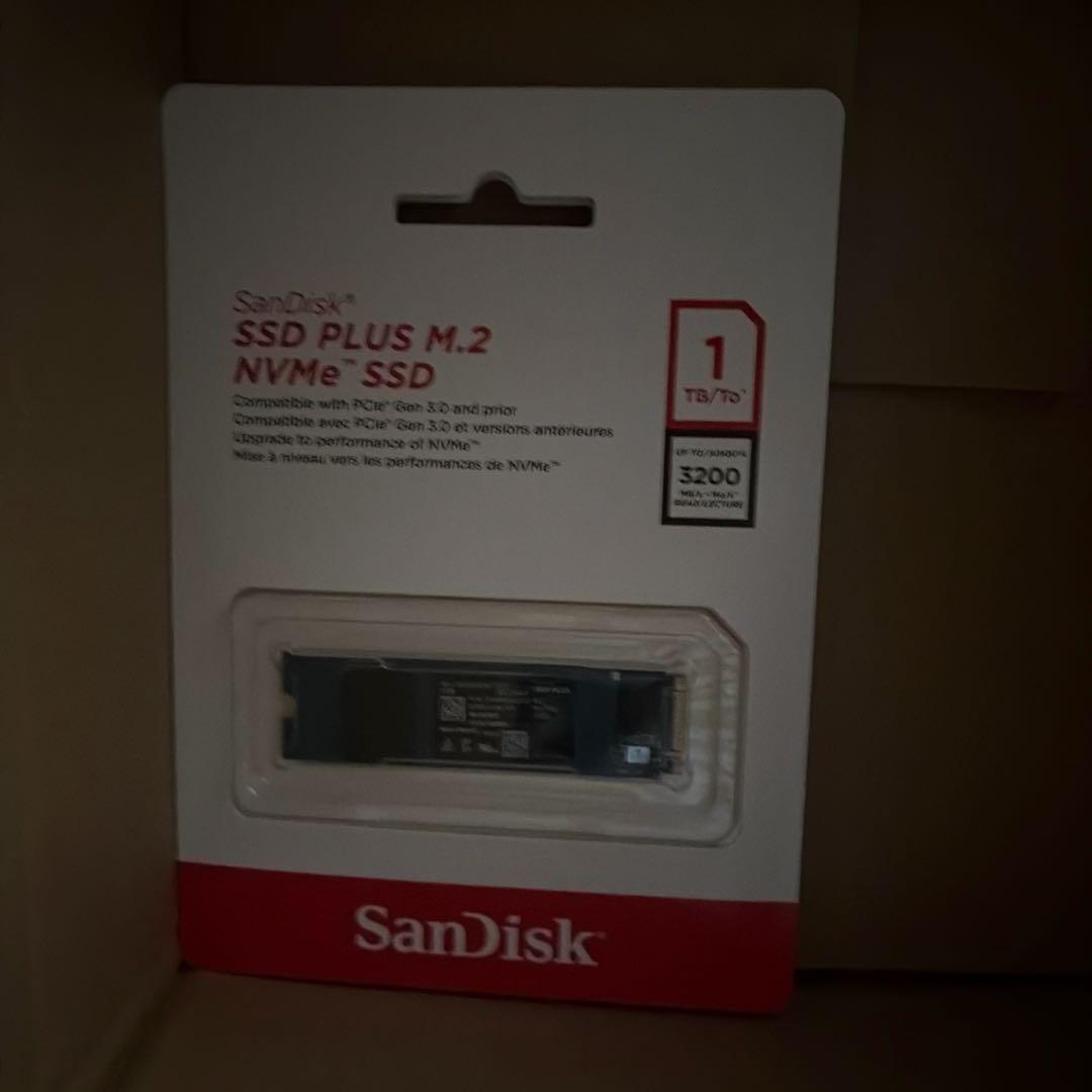[即日発送]新品sandisk ssd 1tb m.2 nvme