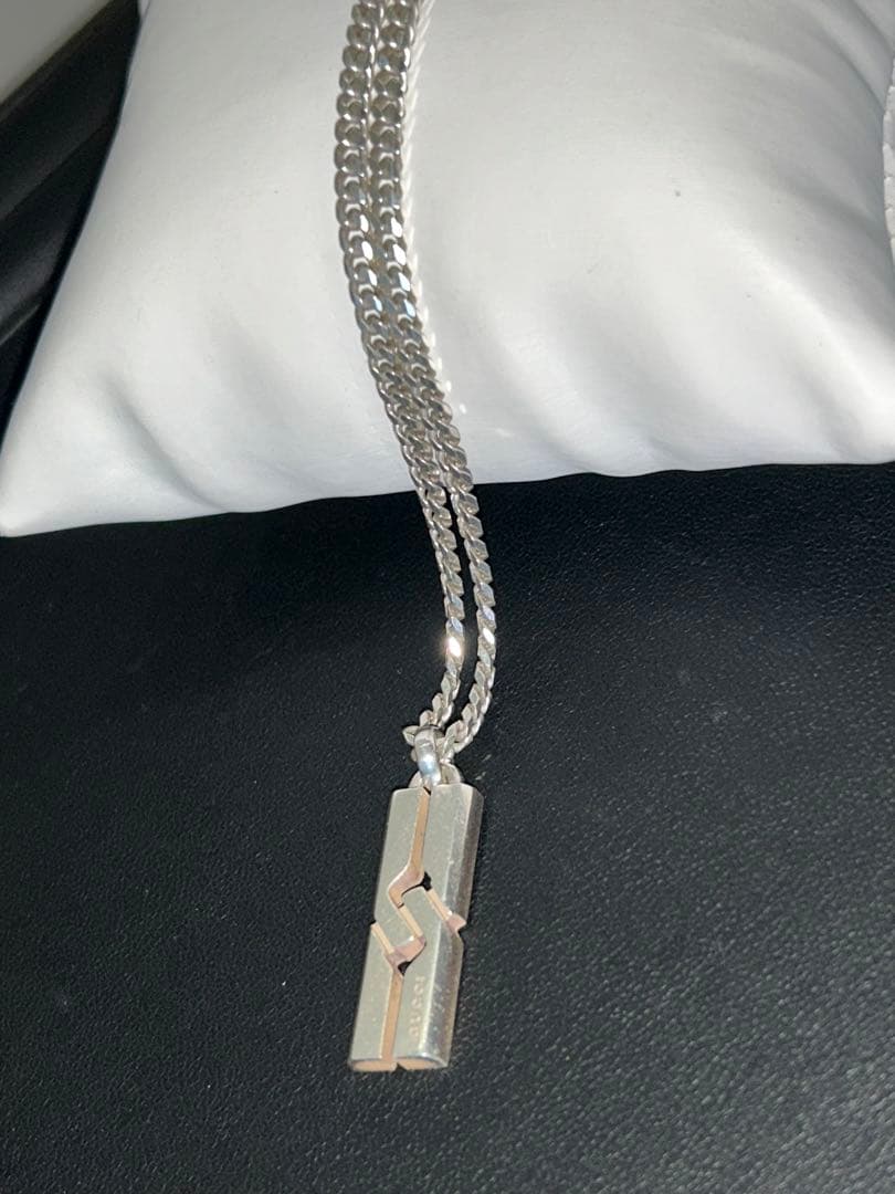 シルバー GUCCI ネックレス 真贋済み
