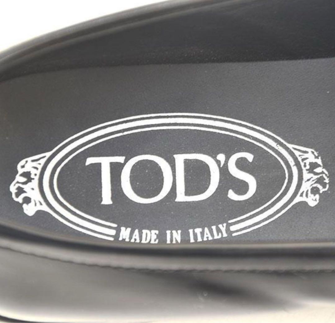 美品　TOD'S ブラックローファー 37 (24cm)