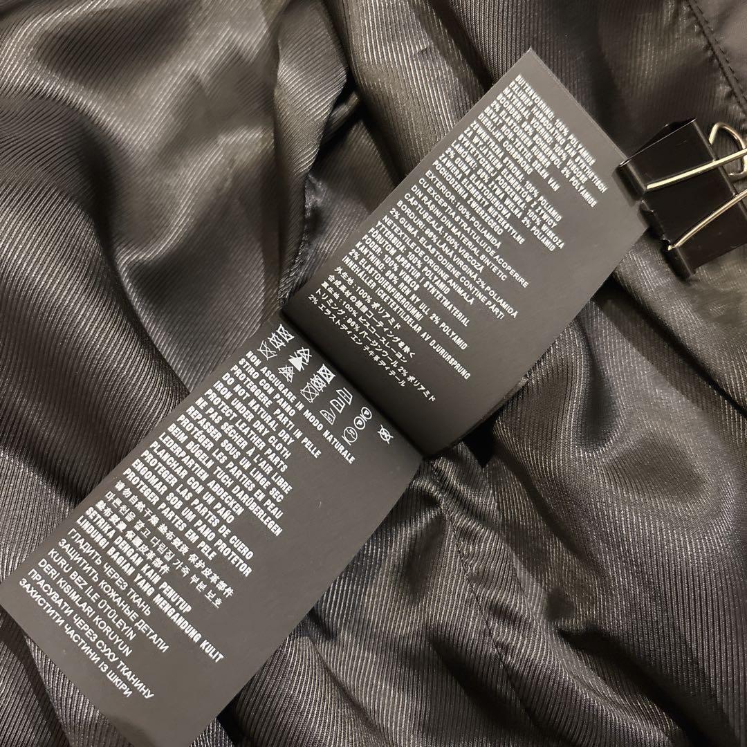 PRADA プラダ ナイロン ボンバージャケット ブラック　三角ロゴ