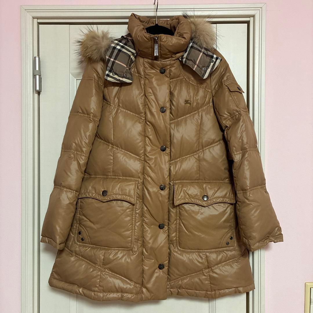 BURBERRYBLUE LABELバーバリーブルーレーベル　ダウン【美品】