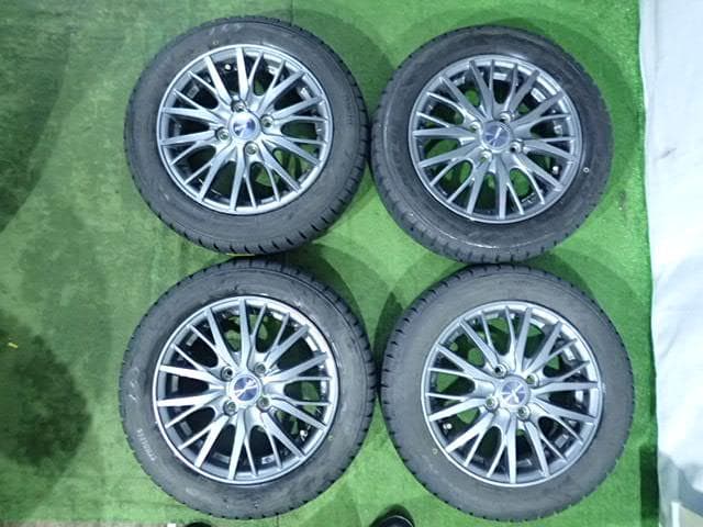 B1049【送料無料】スタッドレスタイヤ 155/65R14 4本セット