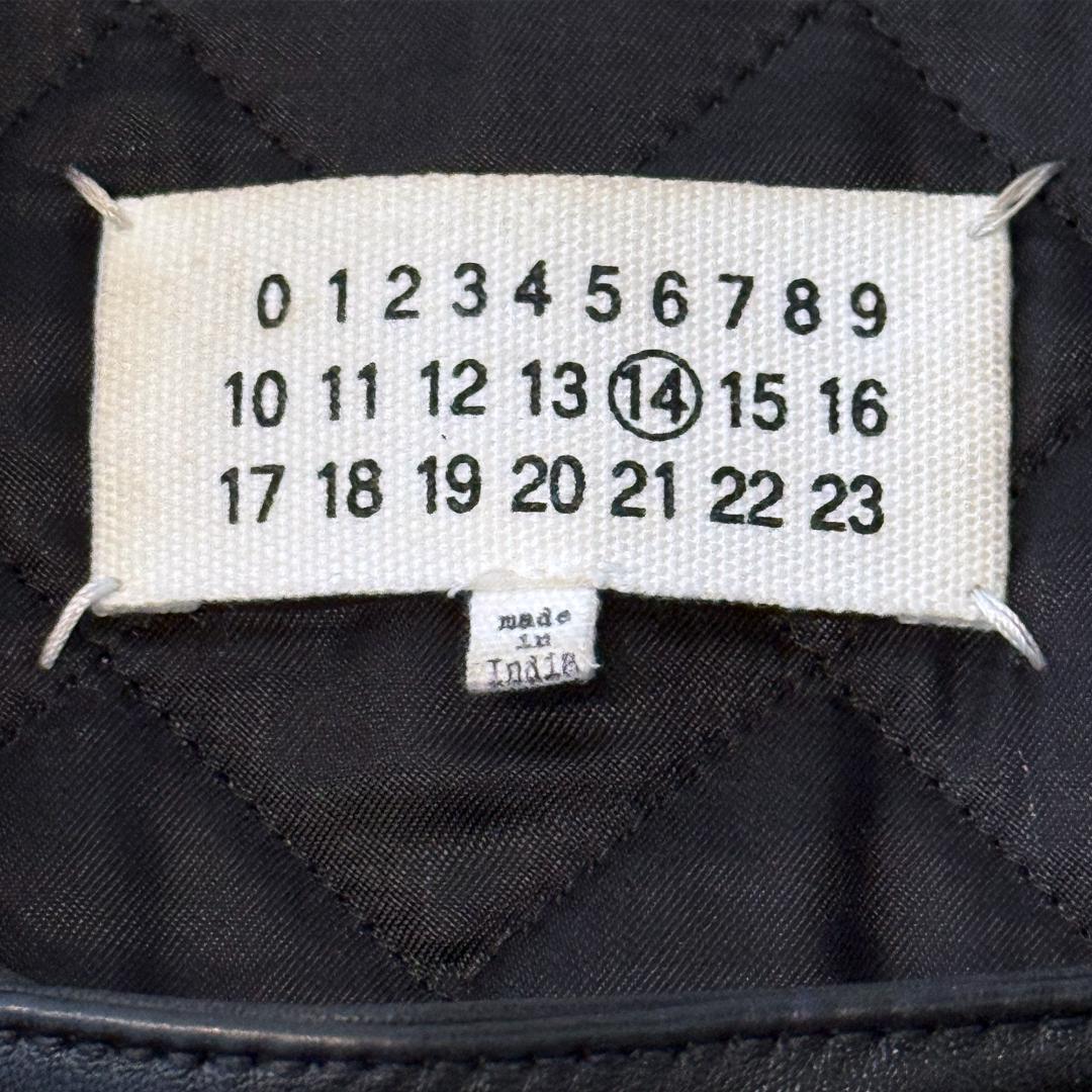 Maison Margiela マルジェラ 5zip ハの字 ライダース 48