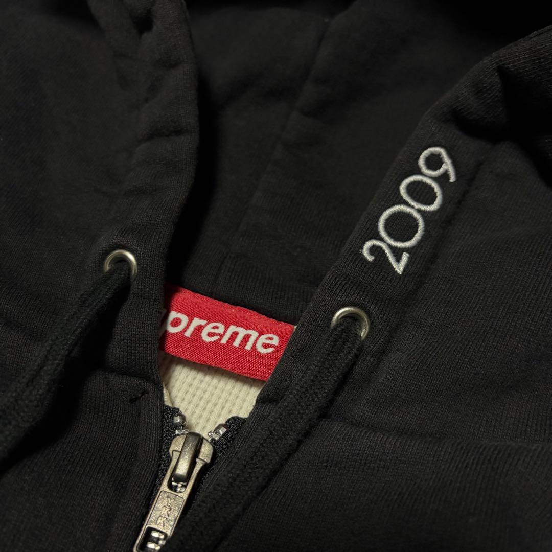 トップス 00's SUPREME Arc Logo Thermal Zip Up