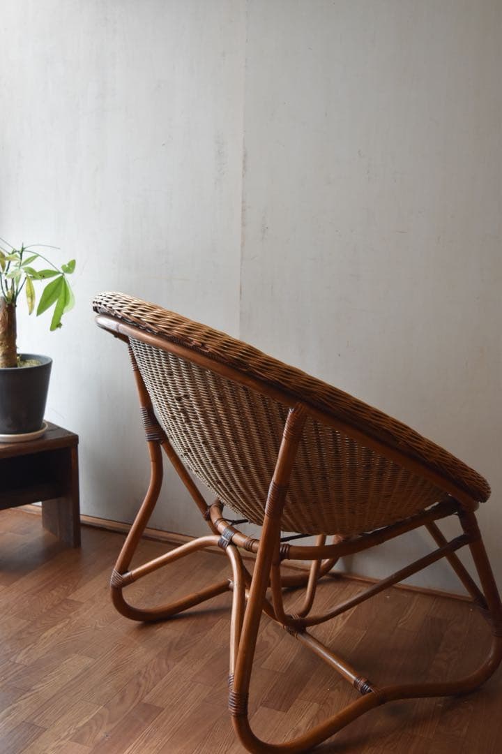 1人掛けソファ Old Rattan Chair