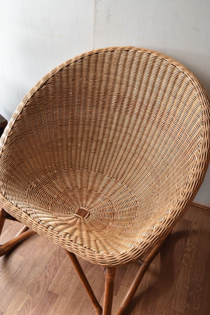 1人掛けソファ Old Rattan Chair