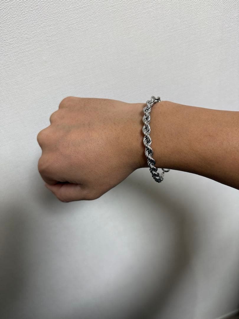 UNOAERRE ウノアエレ シルバー925 ツイストロープブレスレット