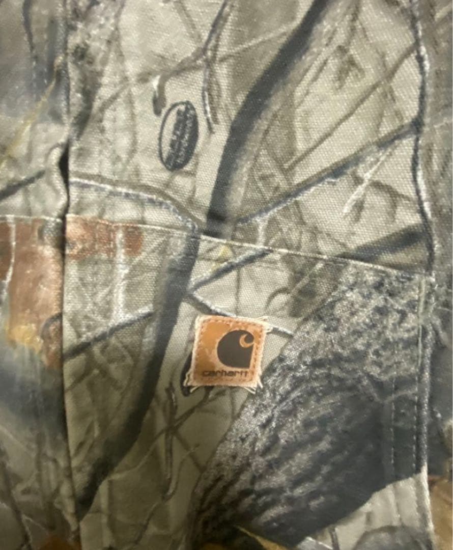 【超希少】【美品】carhartt カーハート　アクティブパーカー　リアルツリー