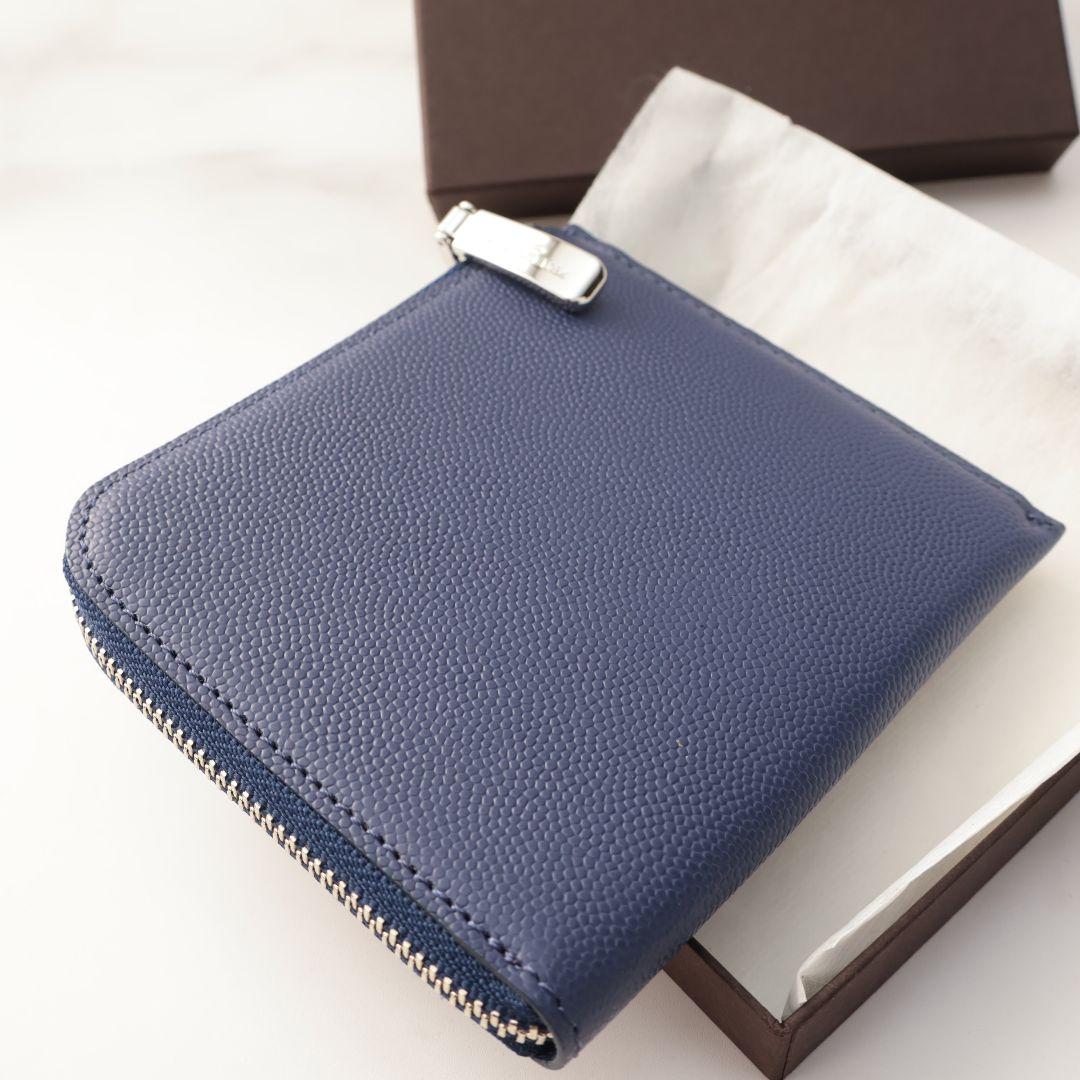 未使用 ペッレモルビダ PELLE MORBIDA 小銭入れ ケース 青