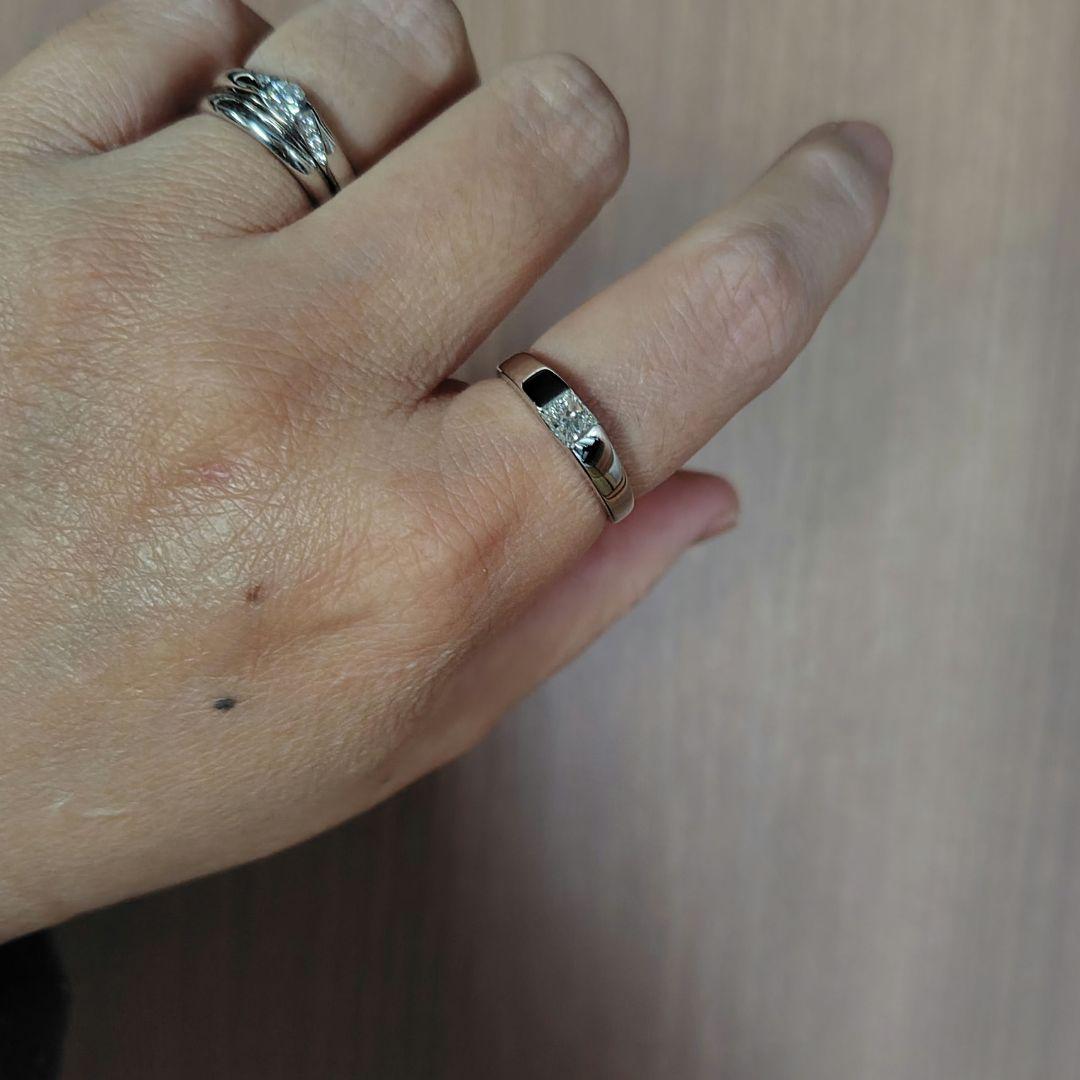 pt900 ダイヤモンド0.414CARAT 15号