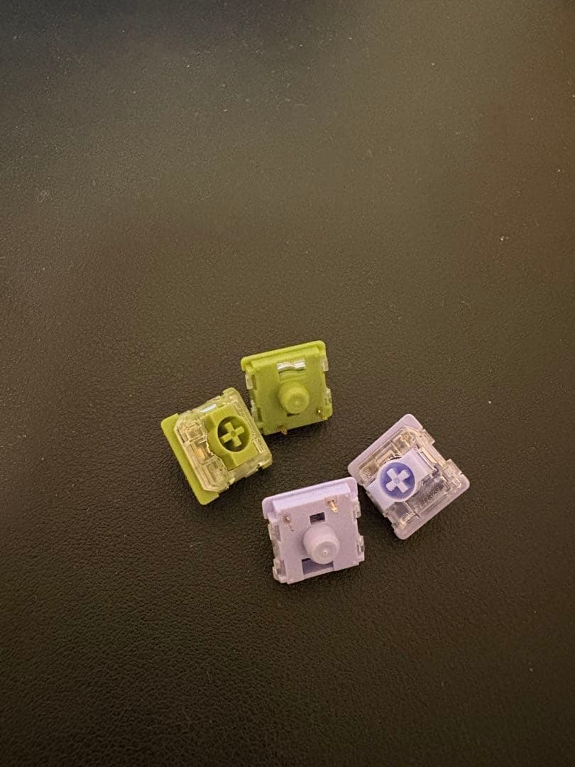 NuPhy キースッチ　Moss 84個　Wisteria 100個