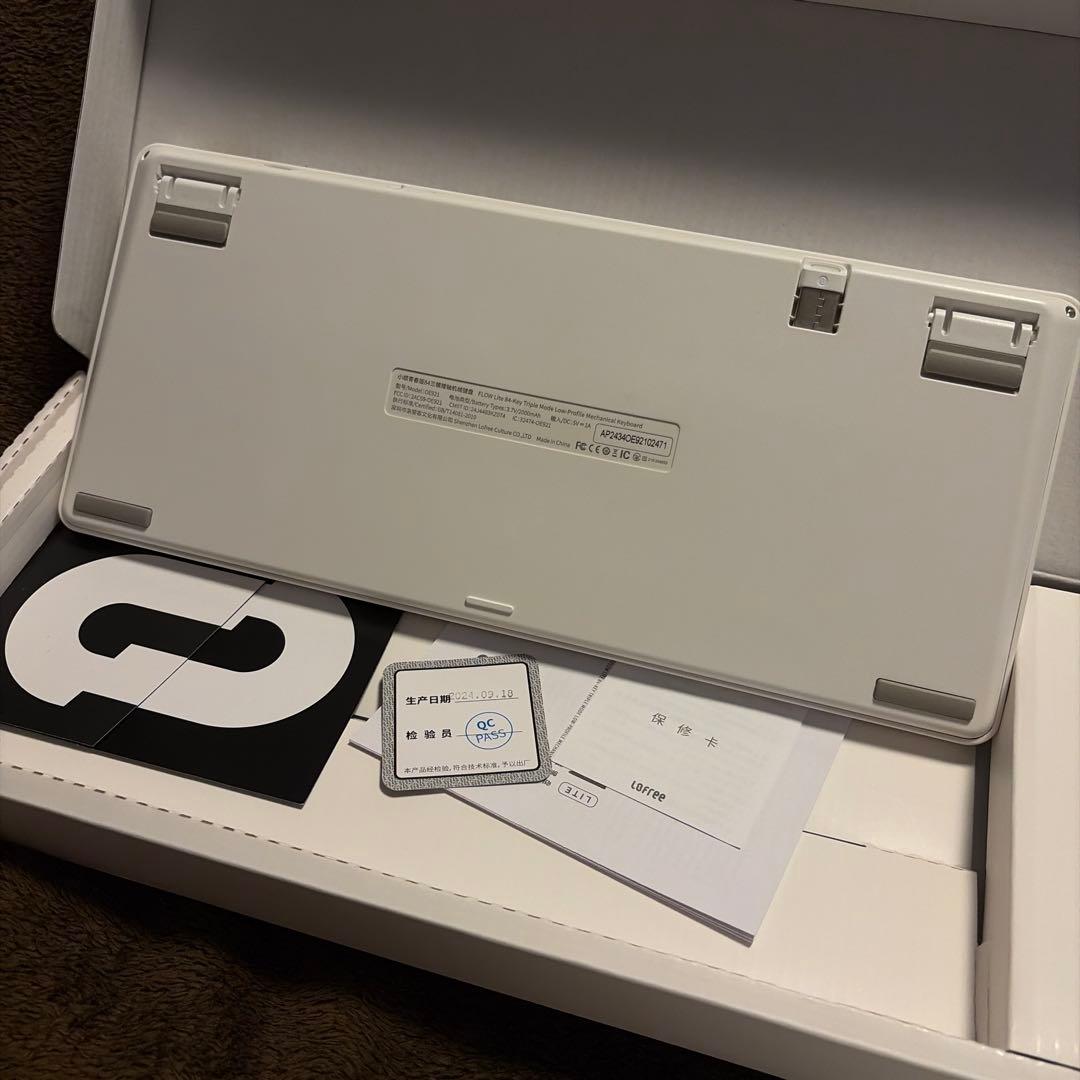 Lofree Flow Lite 84 ホワイト　早期予約特典ツール付き