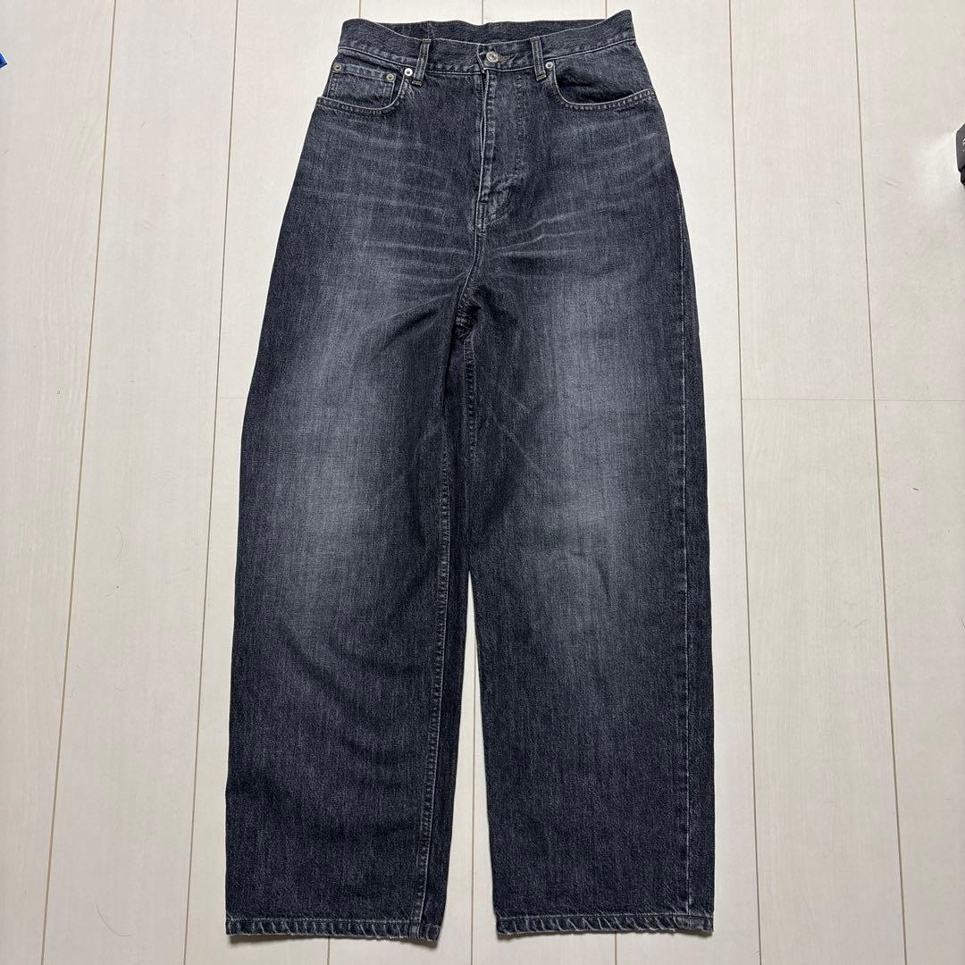 ok.soon オクスン オリジナルワイドデニム ブラックデニム 大人気 美品