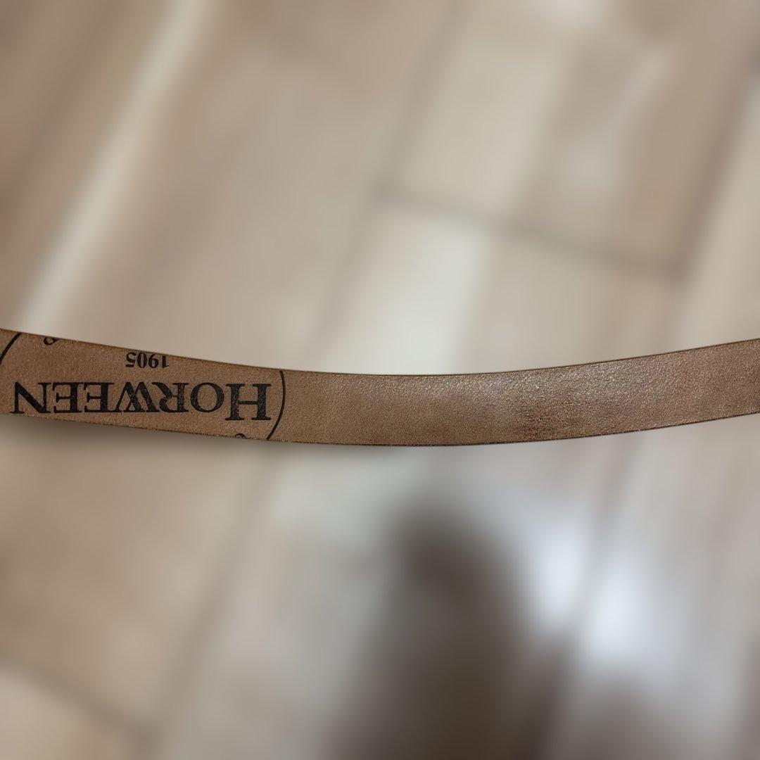 【forme】Jodhpurs natural horse butt belt