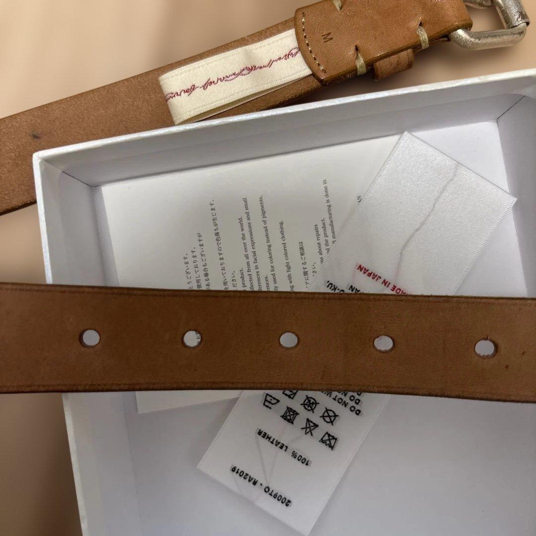 【forme】Jodhpurs natural horse butt belt