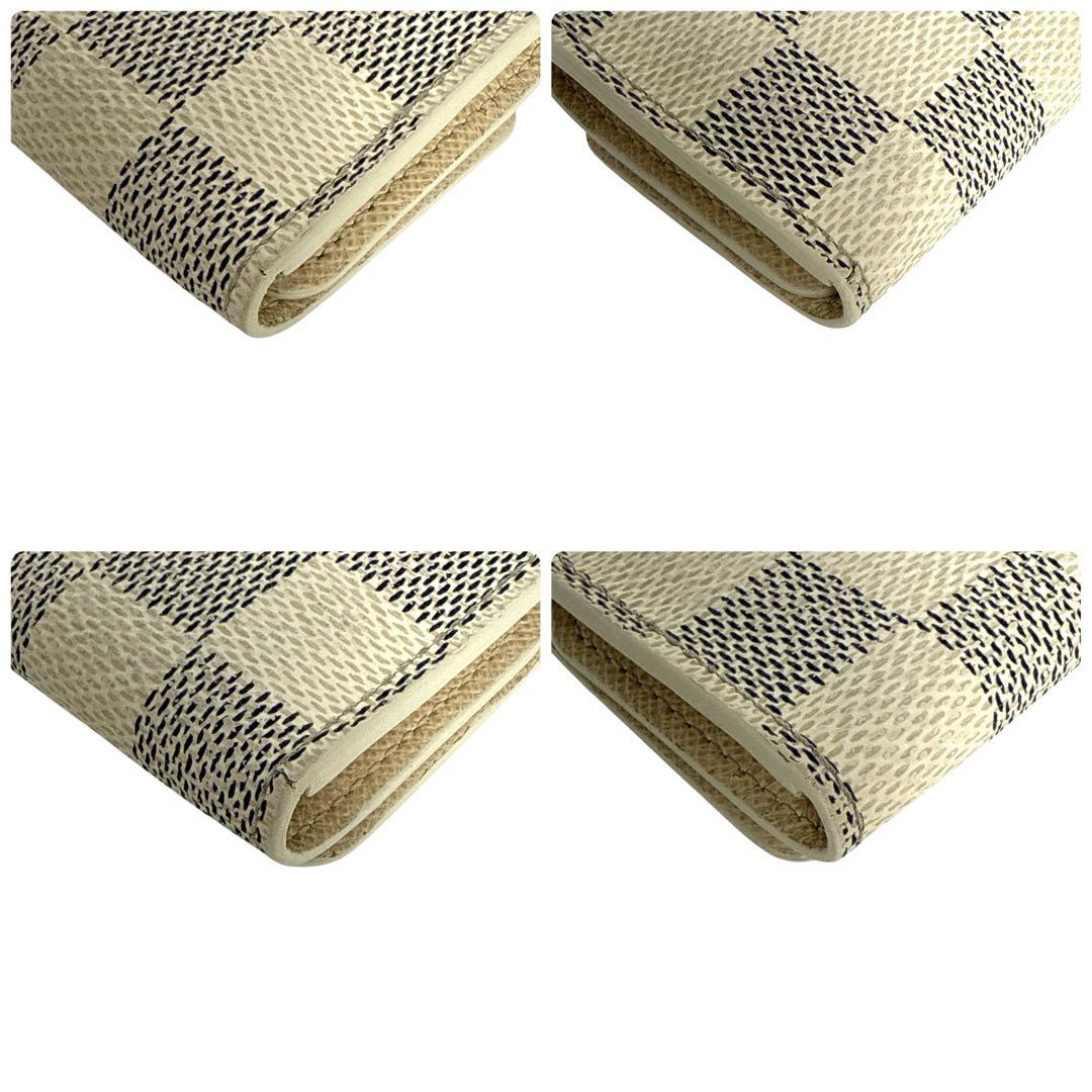 ヴィトン ダミエ アズール ４連 キーケース ミュルティクレ４ ルイ ビトン