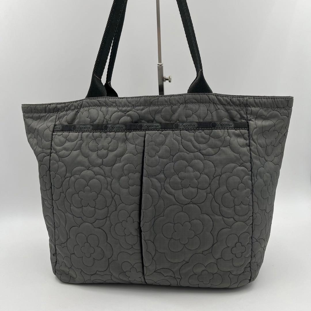 レスポートサック　マザーズバッグ　トートバッグ　A4収納可能　花刺繍　フラワー柄