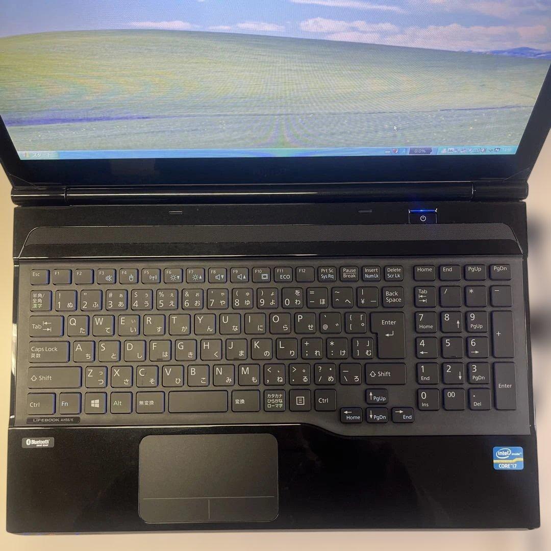 ☆訳有美品☆SSD搭載WindowsXP☆富士通15.6インチPC☆第3世代i7