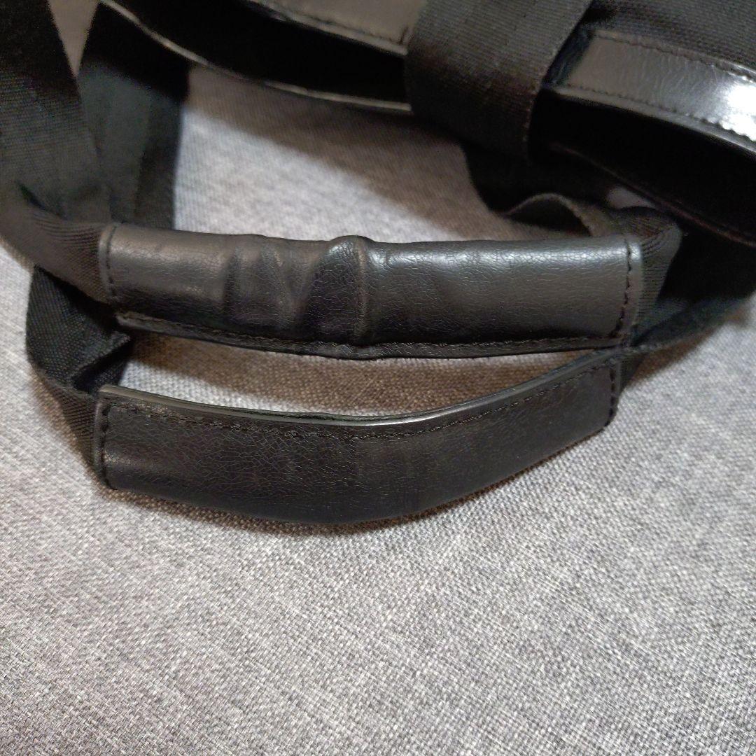 Y-3✕アディダス　トートバッグ バケツ型　黒 キャンバスレザー　ワイスリー