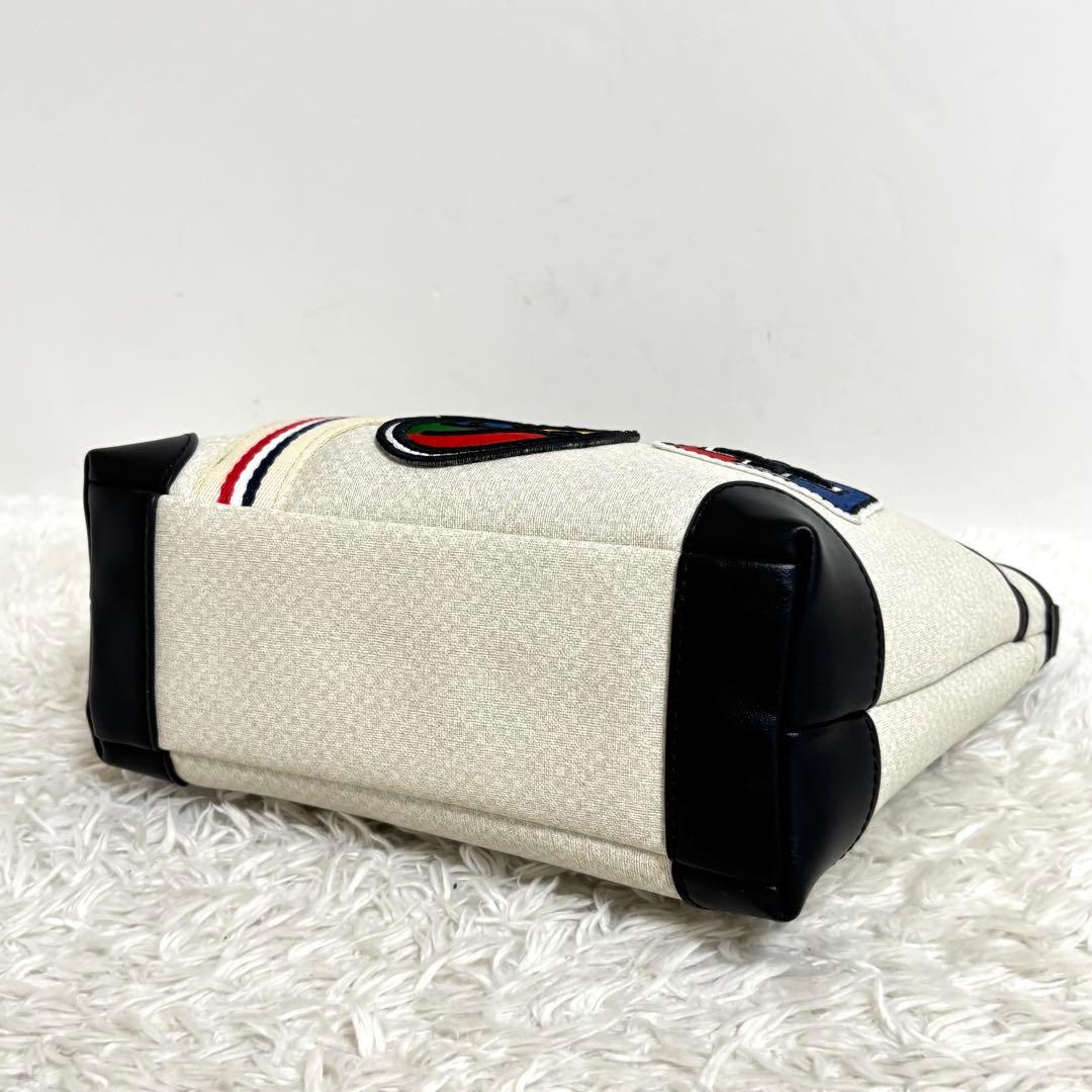 【極美品】 カステルバジャック アプリ トートバッグ　ハンドバッグ ワッペン