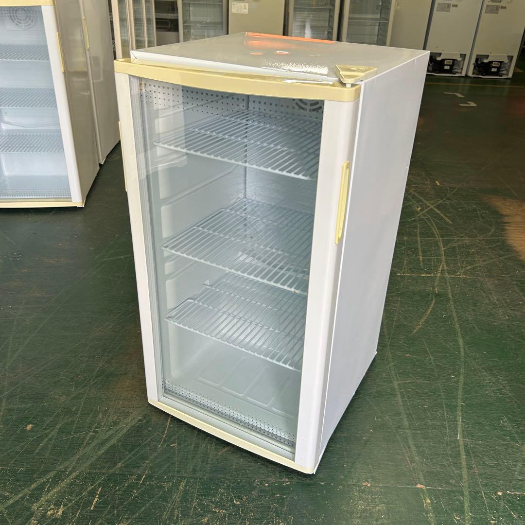 133業務用 冷蔵ショーケース オフィスコンビニ XW-105 左右開き 小型