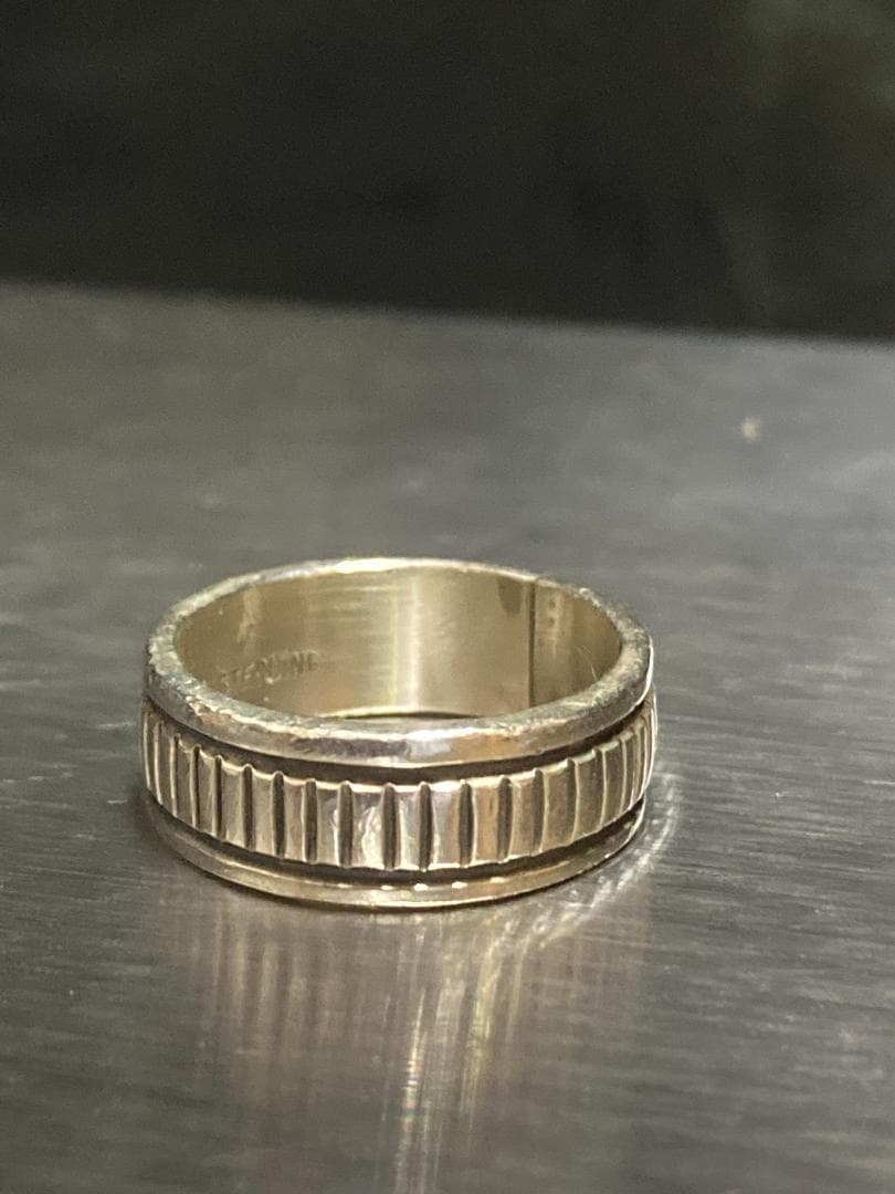 ブルースモーガン ナバホ シルバー リング インディアンジュエリー 約9号