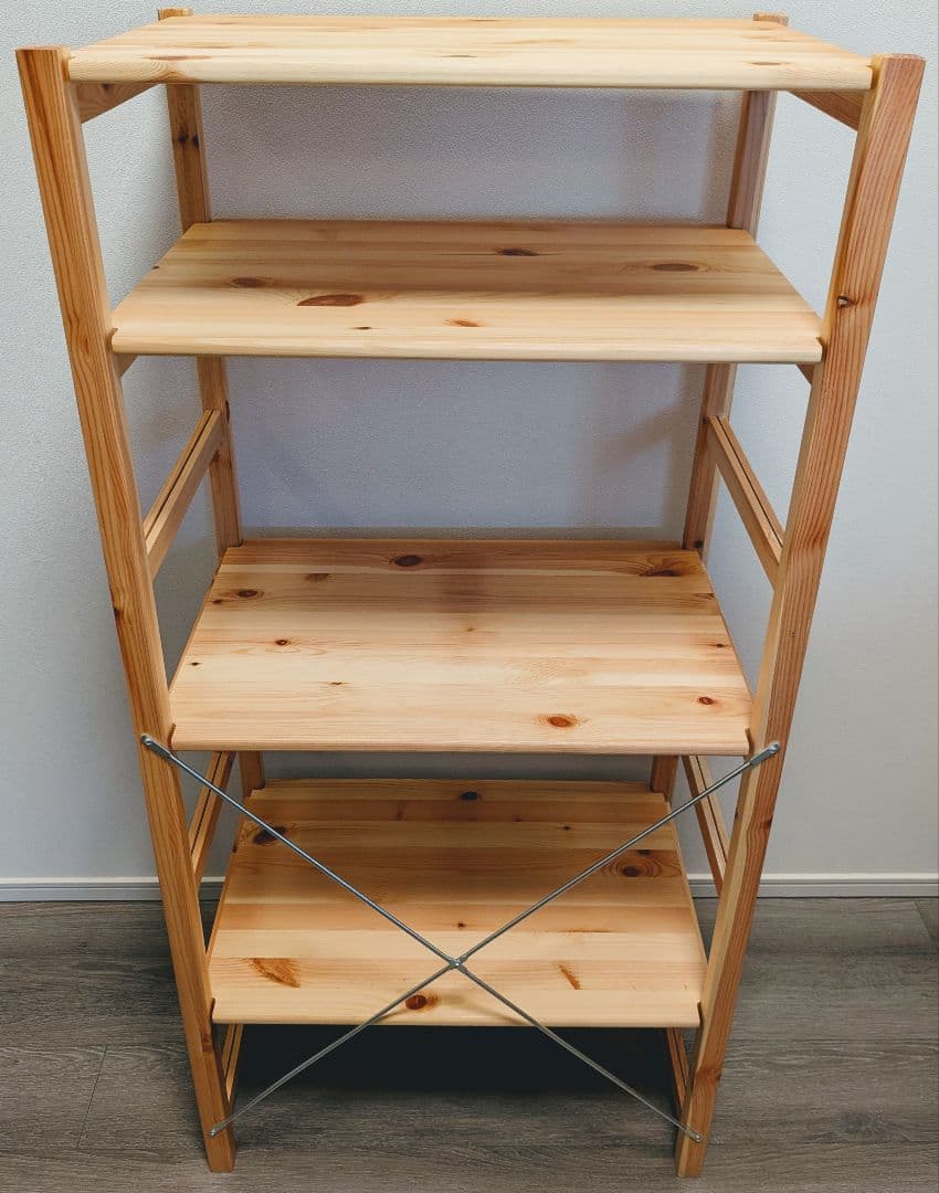 MUJI 無印良品 パイン材ユニットシェルフ 幅58cm 高さ120cm ①