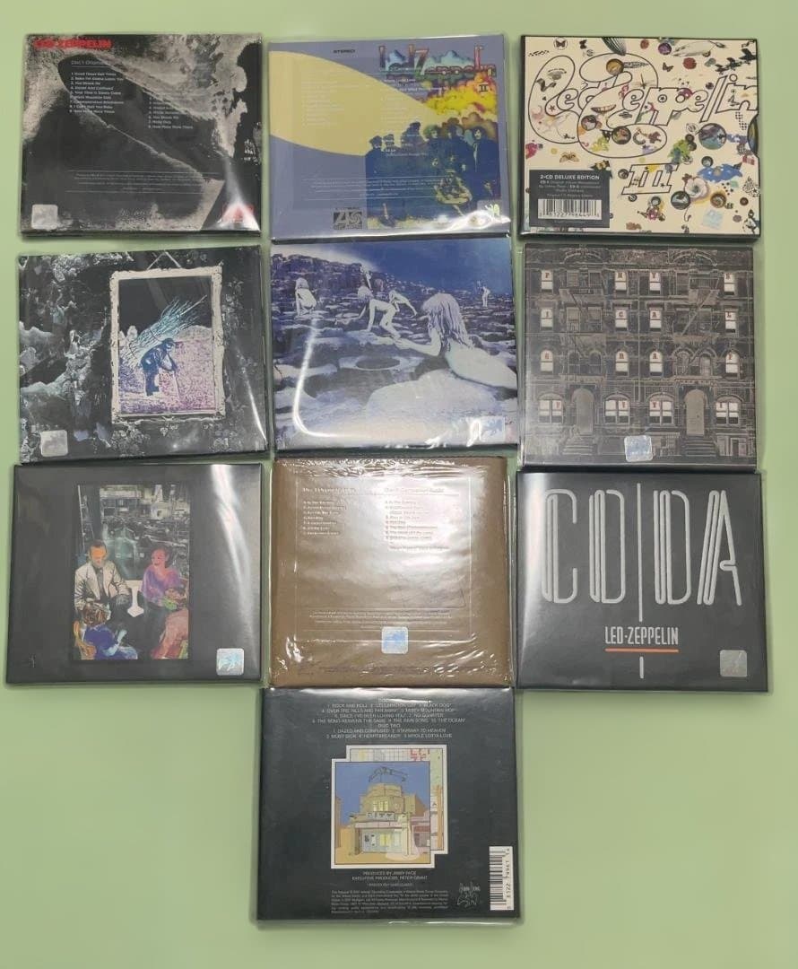 Led Zeppelin 10作品 CD まとめ売り 紙ジャケ仕様 全てEU盤