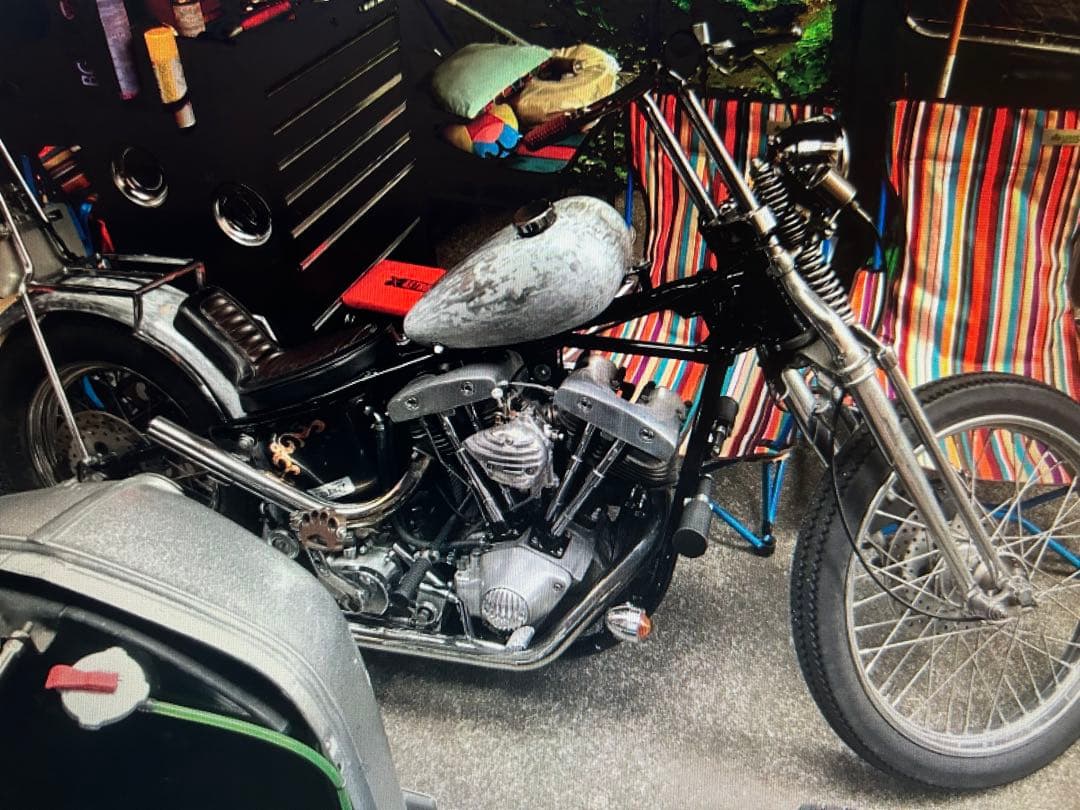 更に値下！ショベルリジット　ワンオフ　シングルシート