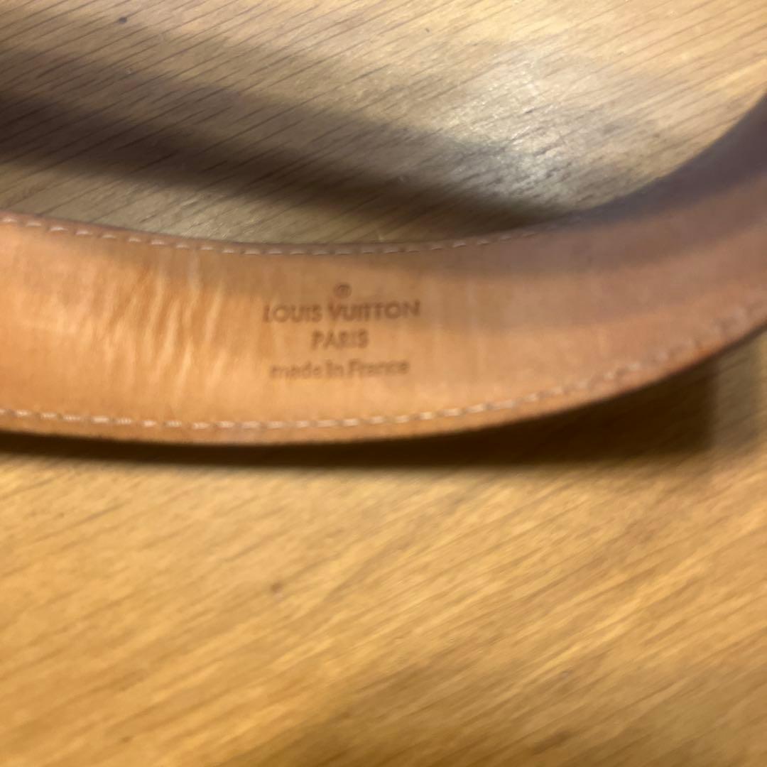 Louis Vuitton ベルト ブラウン ゴールドバックル