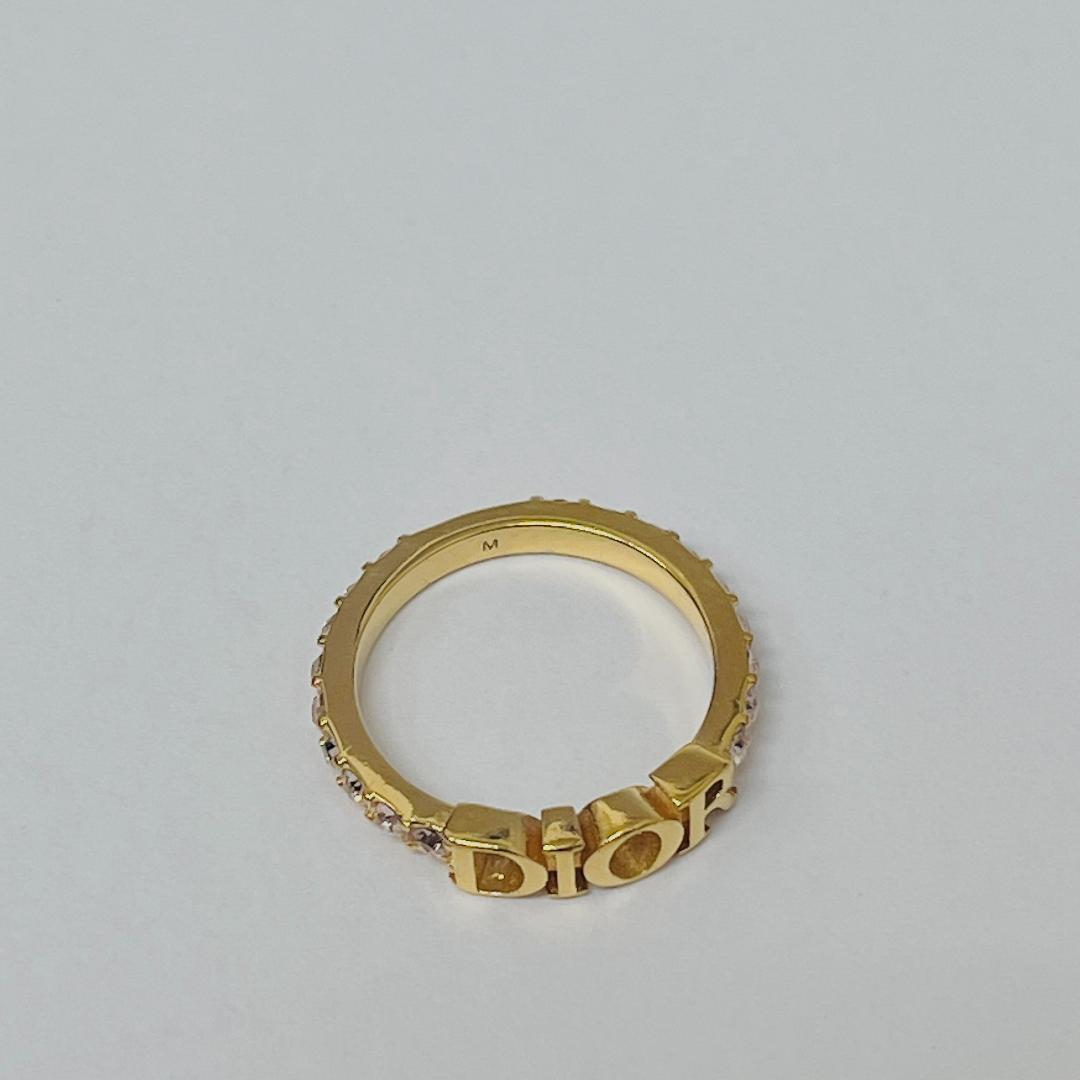 【美品】DIOR ディオレボリューションリング ゴールドカラー M