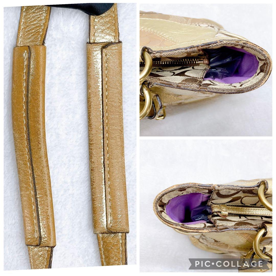 バッグ Coach Patchwork Signature TurnLock y2k