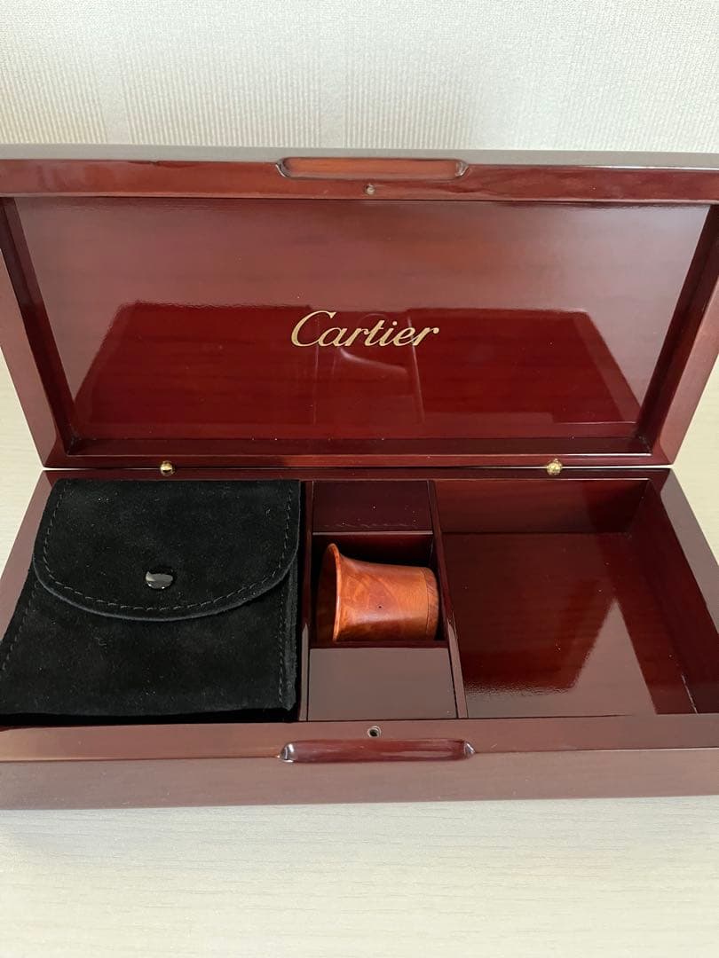 カルティエ Cartier ウッドケース 木製 時計収納ケース