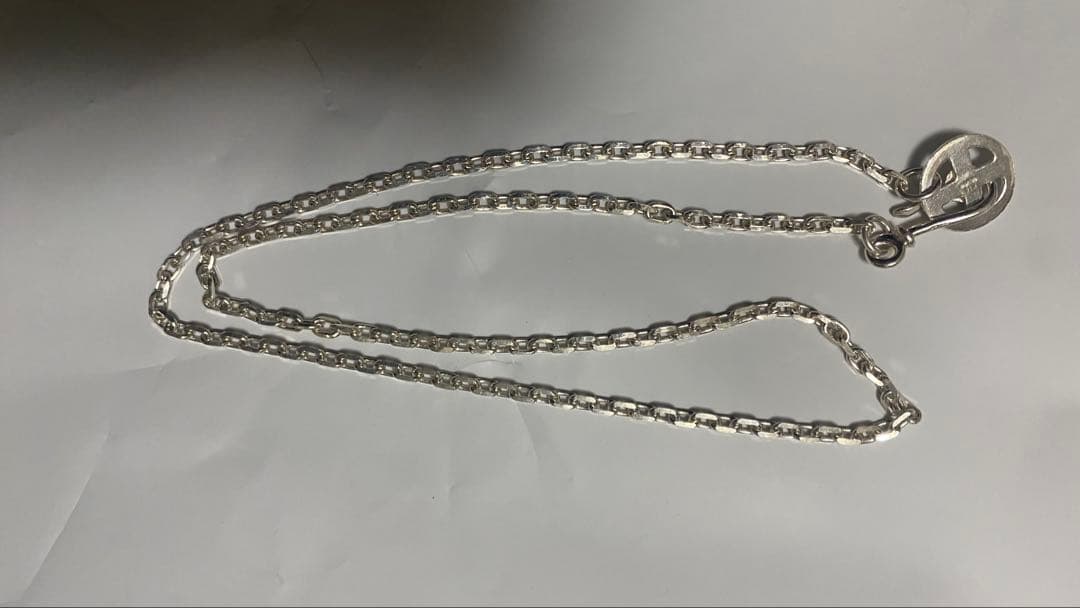 細角S 55センチ　ホイール付きネックレス