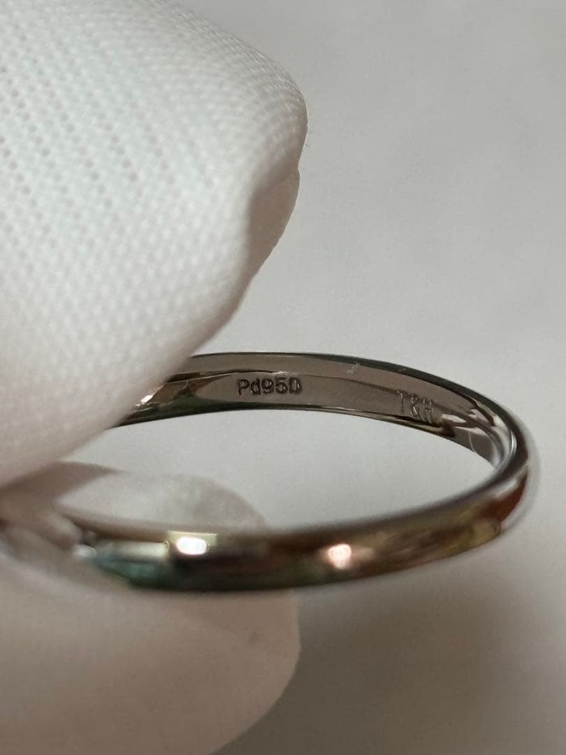 定価の約7割引！☆希少☆パラジウムリング 結婚指輪　男性用