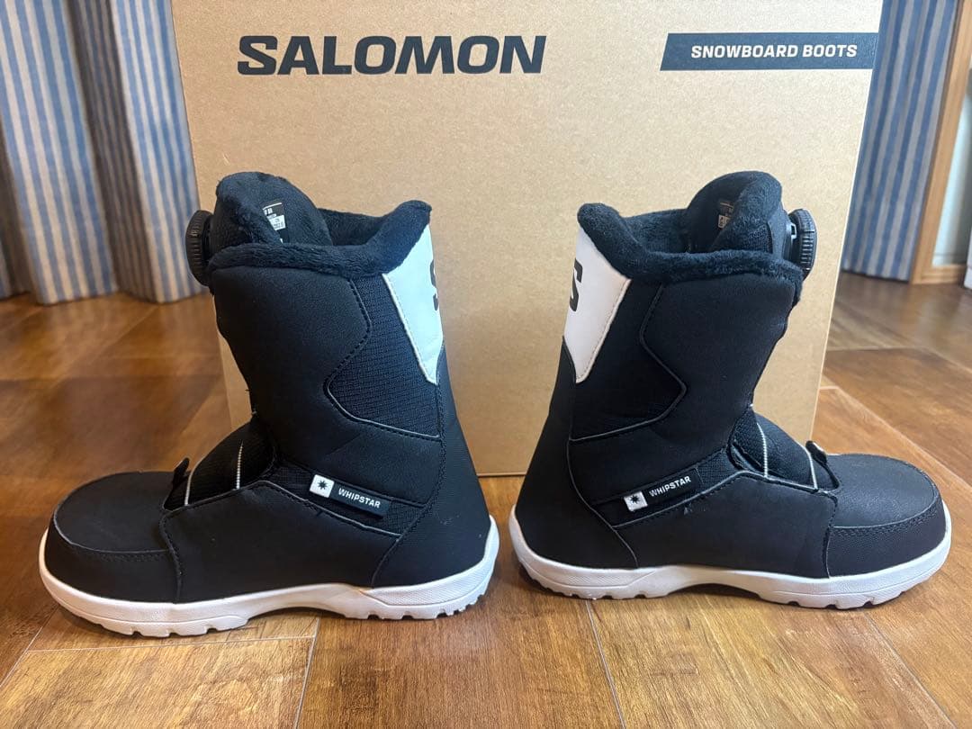 SALOMON キッズ22cm スノーボード ブーツ・バインディング ２点セット
