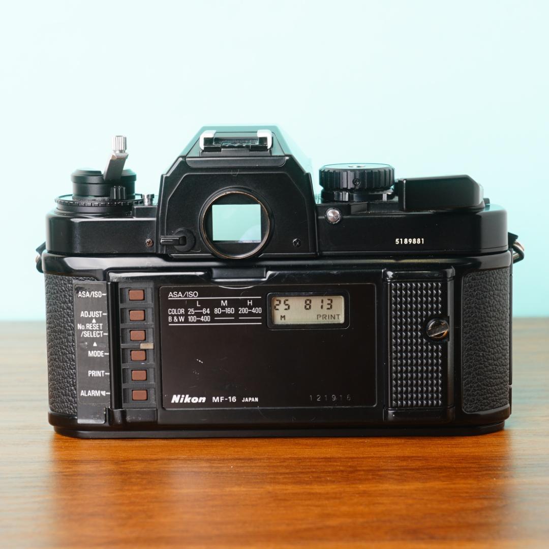 [美品] 完動品◎Nikon FA ボディ ブラック フィルムカメラ #881