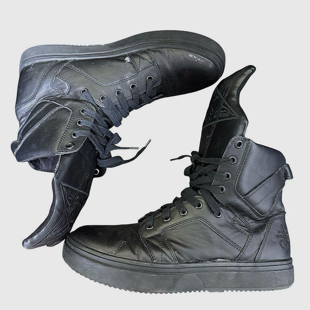 y2k ハイカットスニーカー ジオバス風archive swag平成