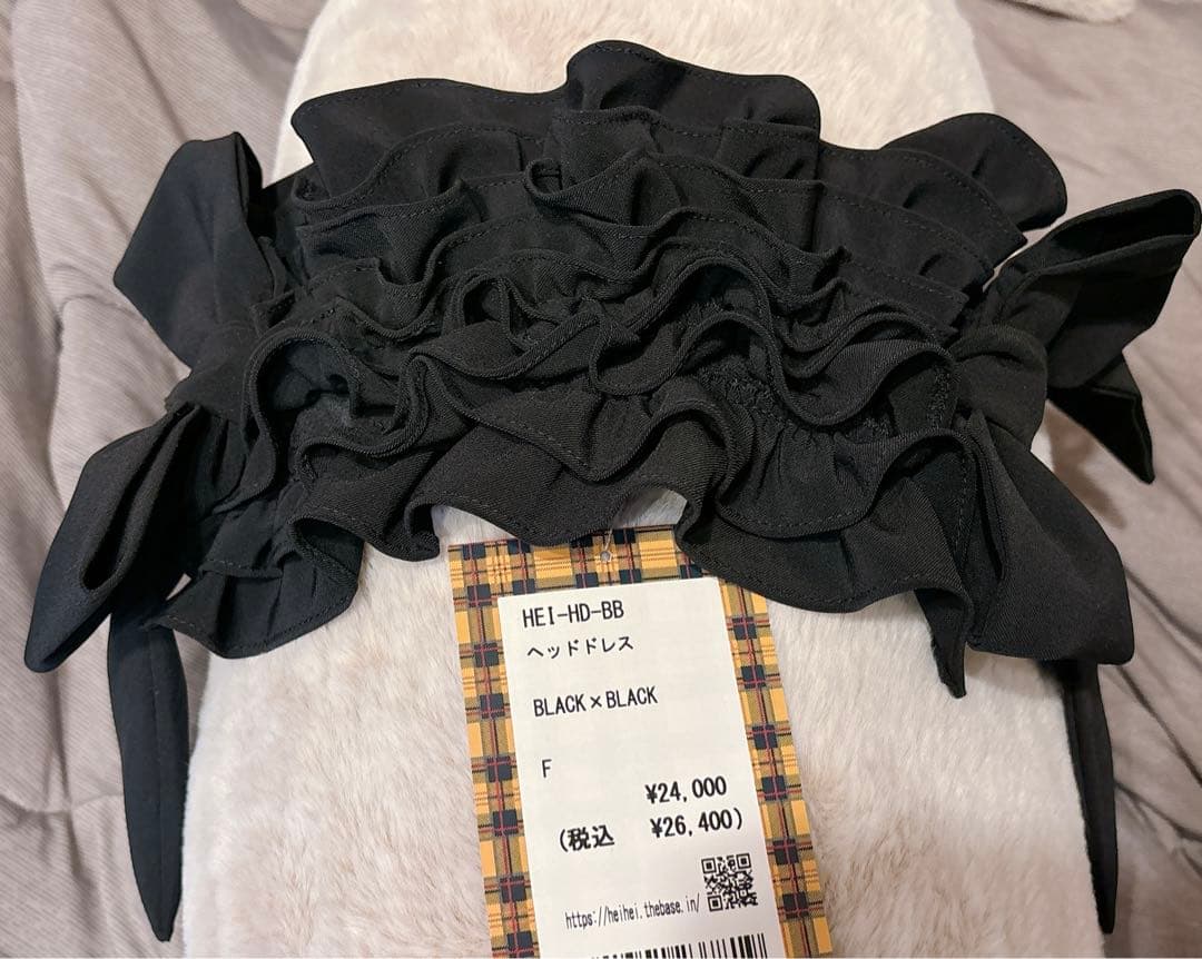 HEIHEI ヘッドドレス ブラック
