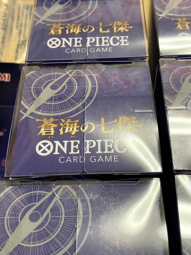 ワンピース　蒼海の七傑　テープ付き　9box