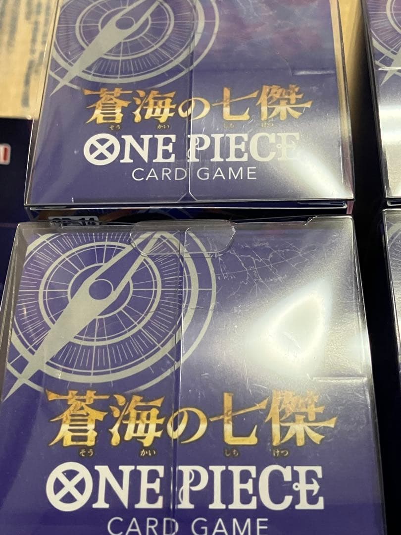 ワンピース　蒼海の七傑　テープ付き　9box